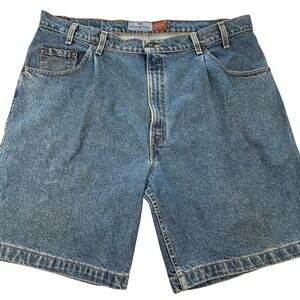 VTG 90s Made In USA Levi's  Orange Tab Jean Shorts Men's Size 40 Loose Fit